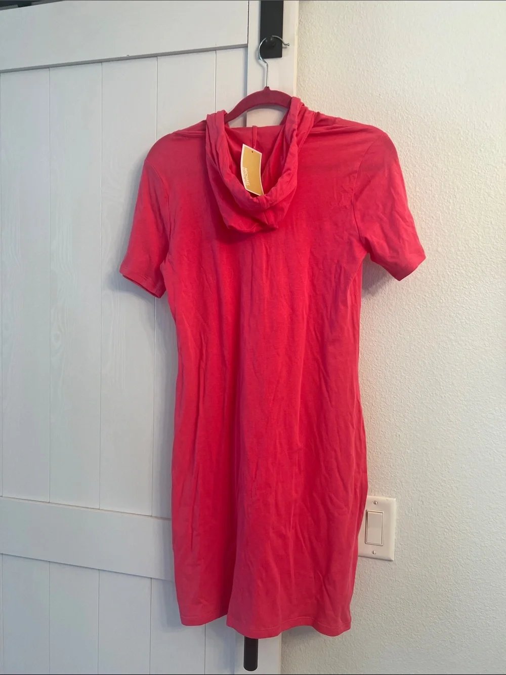 NWT Michael Kors Circle Logo Short-Sleeve Hoodie Dress